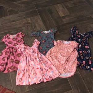 5 baby girl Lularoe dresses
